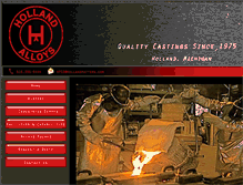 Tablet Screenshot of hollandalloys.com